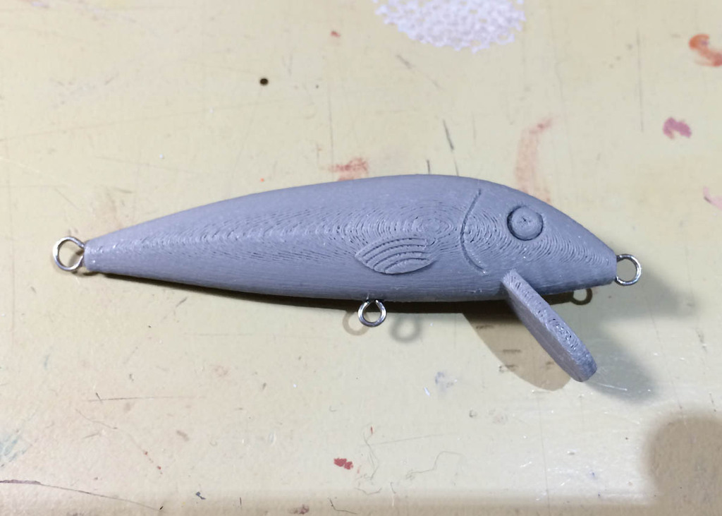 Topwater Fishing Lure by sthone, Download free STL model