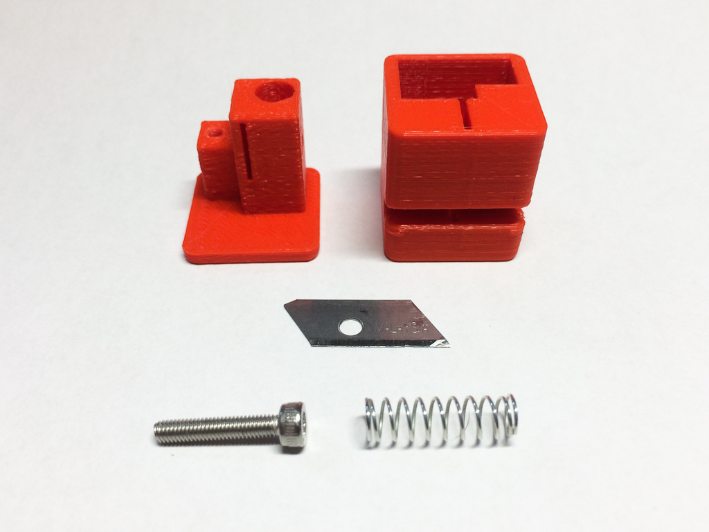 Filament Cutter (90° Straight Cut) by sthone Download free STL model