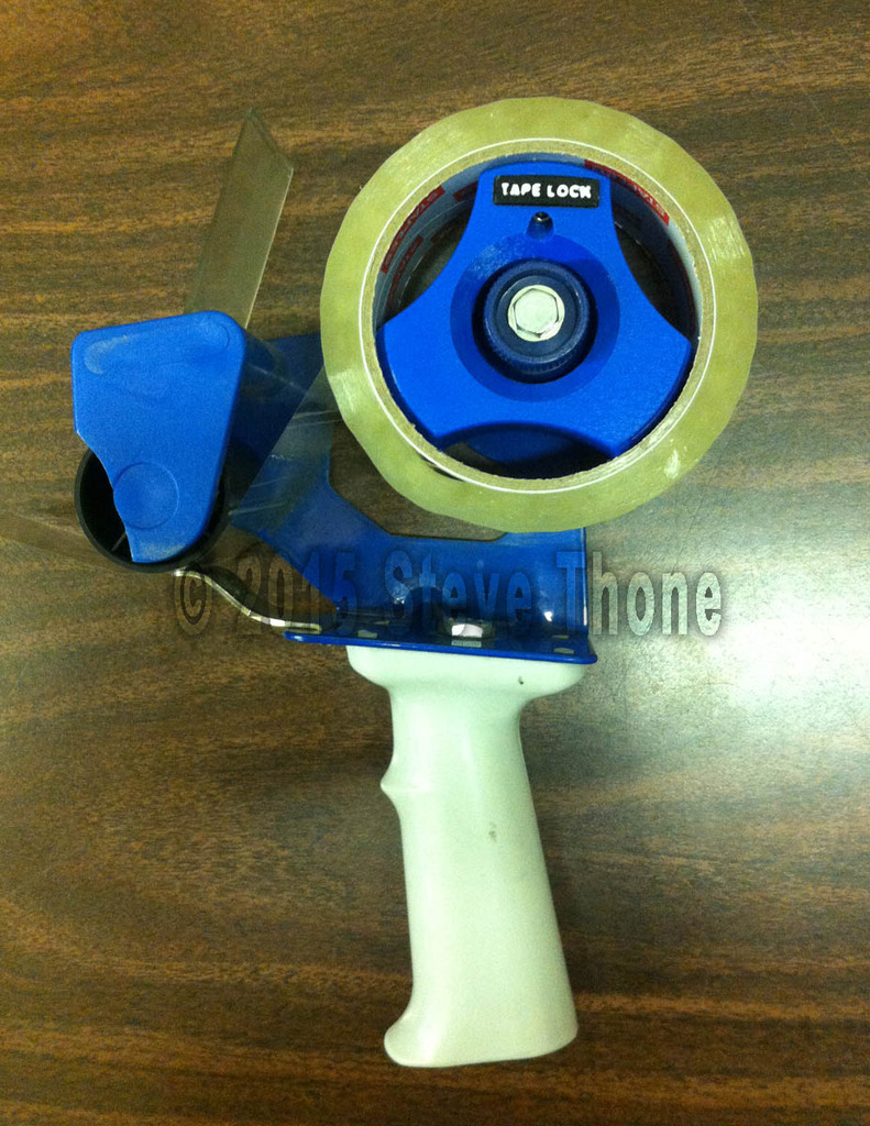 Locking Tape Dispenser Spool (Tape Gun Replacement Spool) by sthone Download free STL model