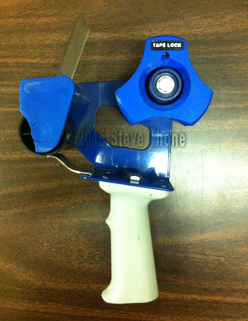 Locking Tape Dispenser Spool (Tape Gun Replacement Spool) by sthone Download free STL model