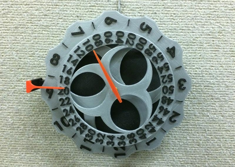 Miniatura 5 do modelo 3D 3D Printed Clock