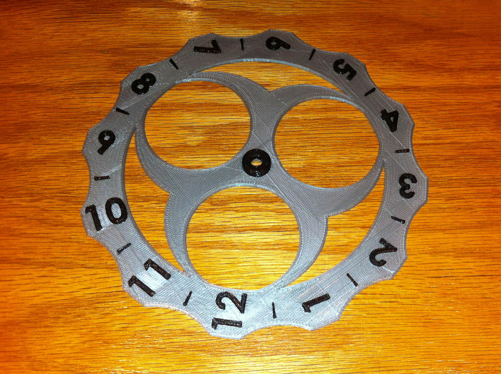 Miniatura 12 do modelo 3D 3D Printed Clock
