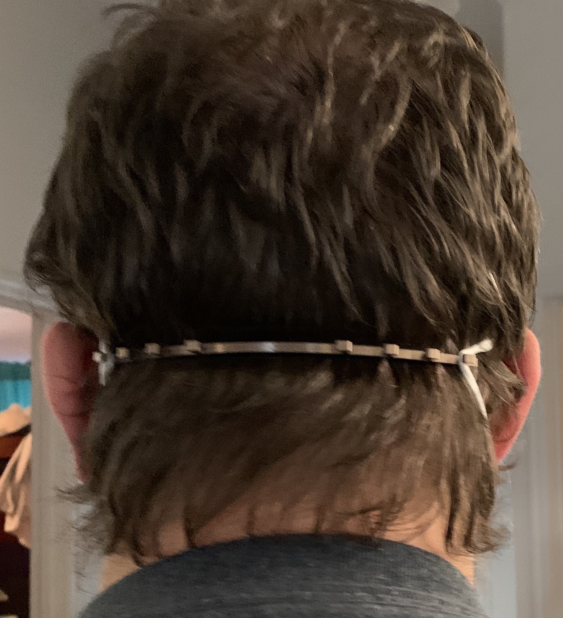 Face mask strap clip to prevent skin irritation. by DNELMS Download