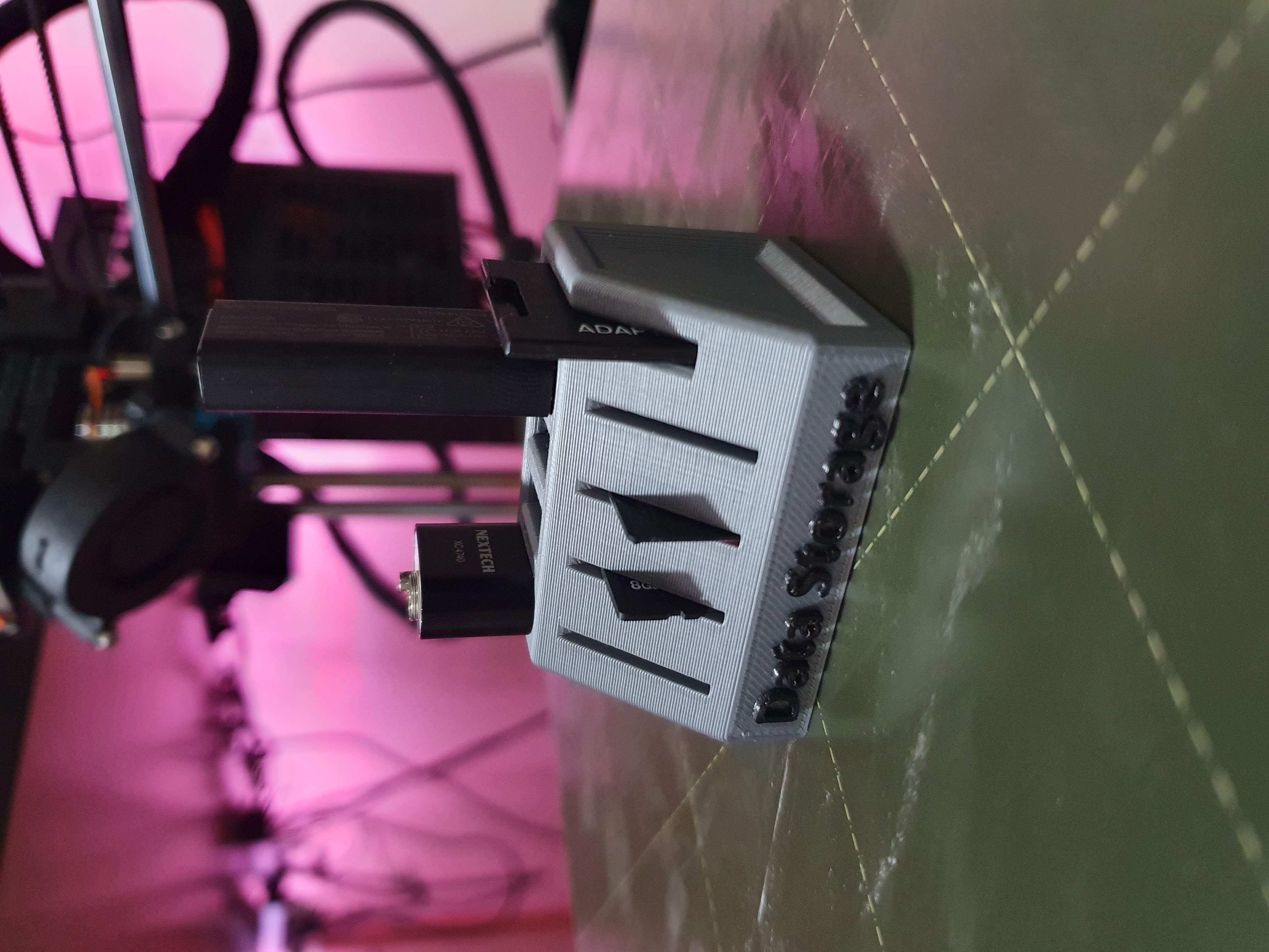 Compact USB & SD Card Holder