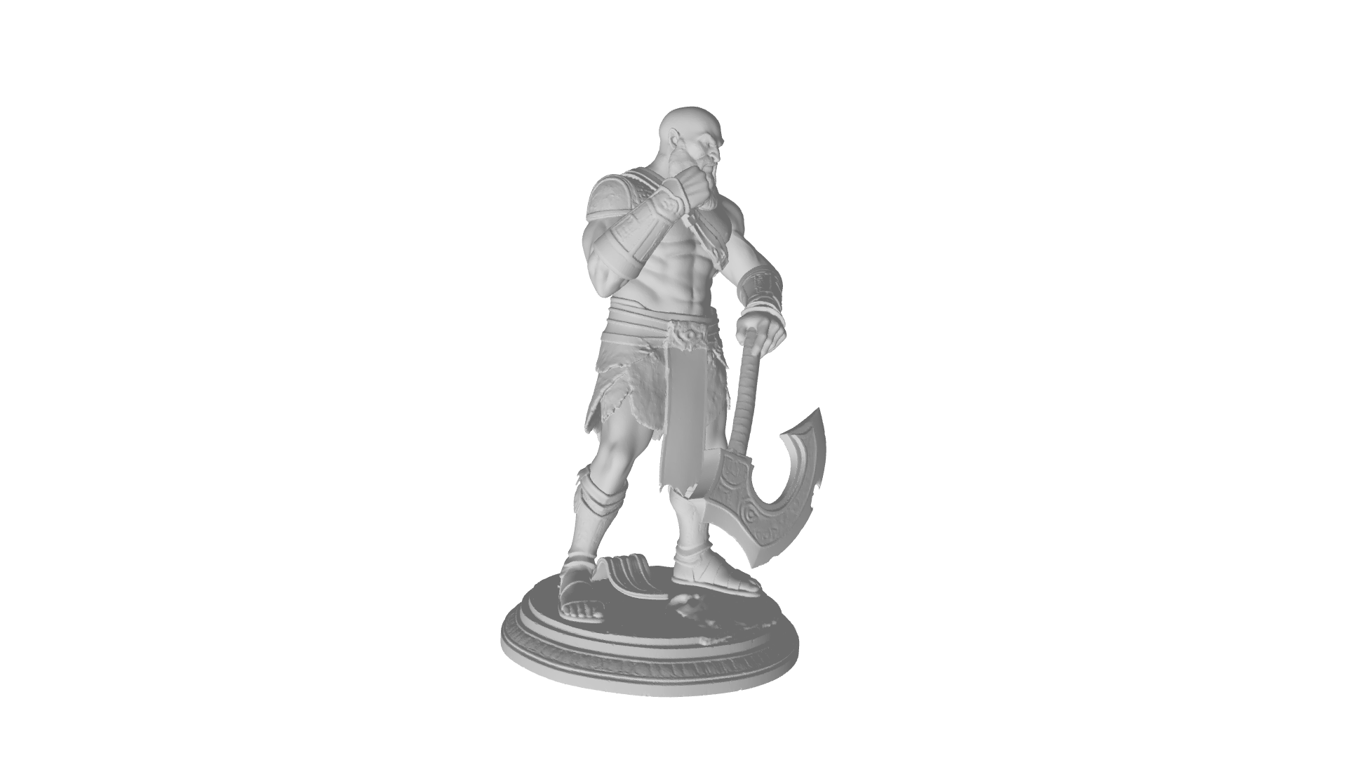 Kratos with base plate