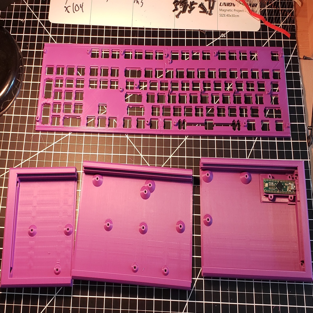 Full custom 104 Keyboard, Case + Plate