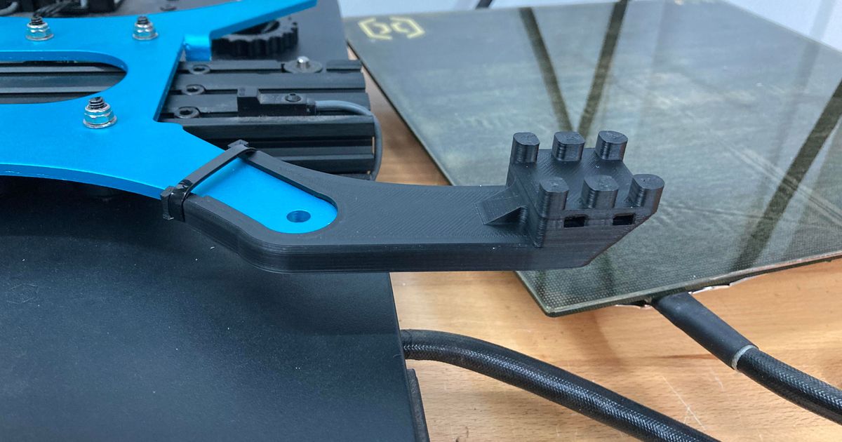 Sidewinder X1 Heat Bed Strain Relief by RyukyuD Download free STL