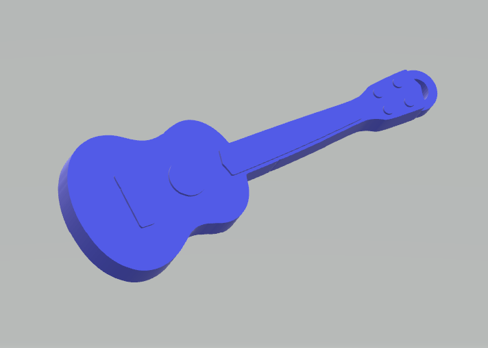 Ukulele Key Chain