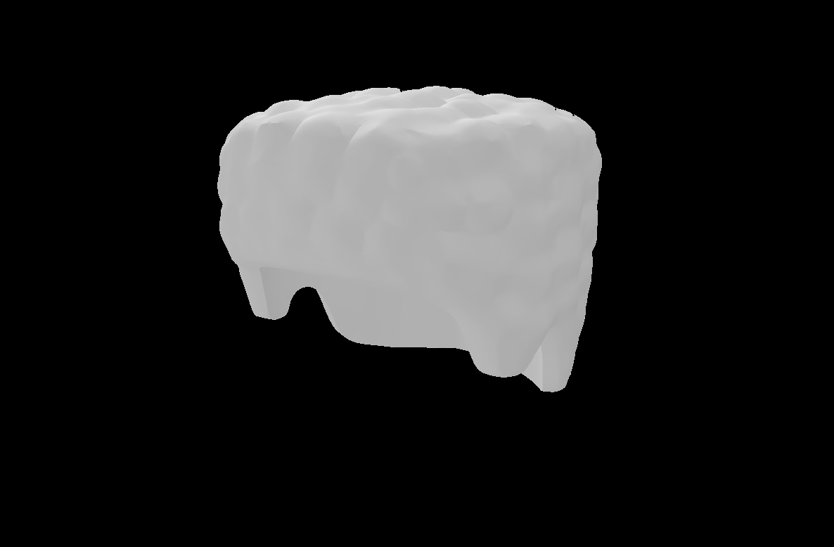 Lego Compatible (7874.dat) Minifigure Hair Male Coiled with Flat Top