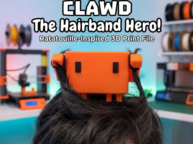 Ratatouille-Style Clawd Hair Rider: Halloween Costume Headband