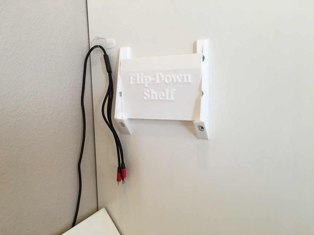 Flip-Down Shelf by debren27 | Download free STL model | Printables.com