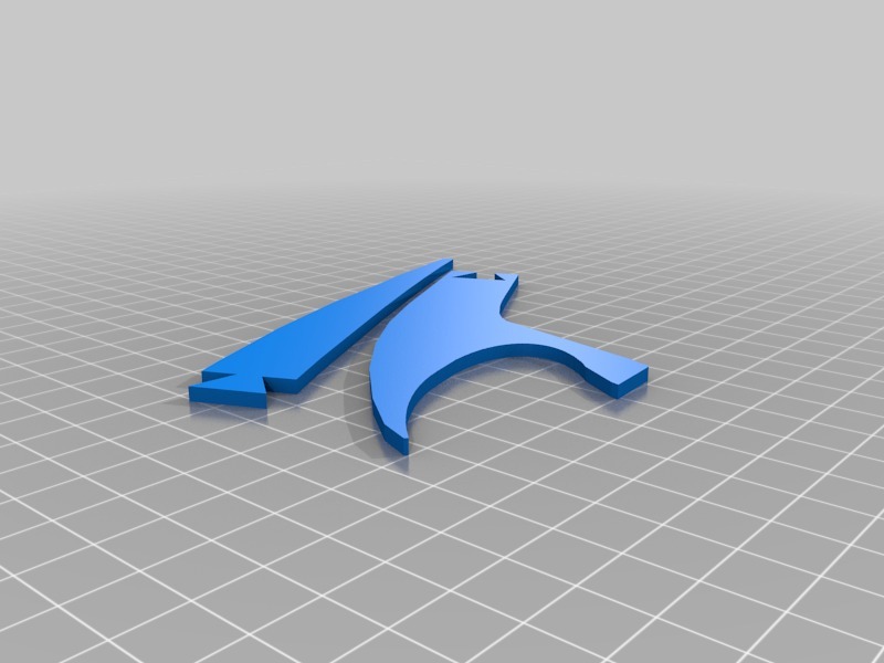 Miniatura 2 do modelo 3D Tiled Wolverine Claws