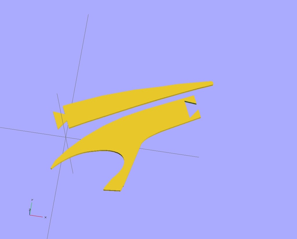 Miniatura 3 do modelo 3D Tiled Wolverine Claws