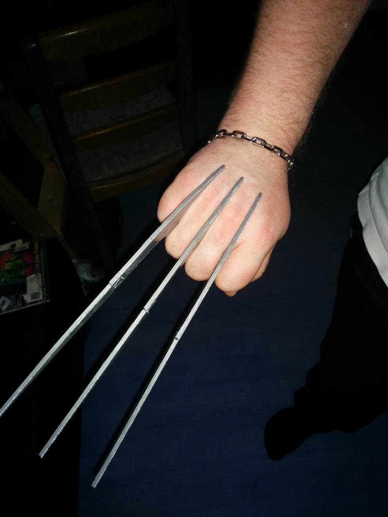 Miniatura 5 do modelo 3D Tiled Wolverine Claws