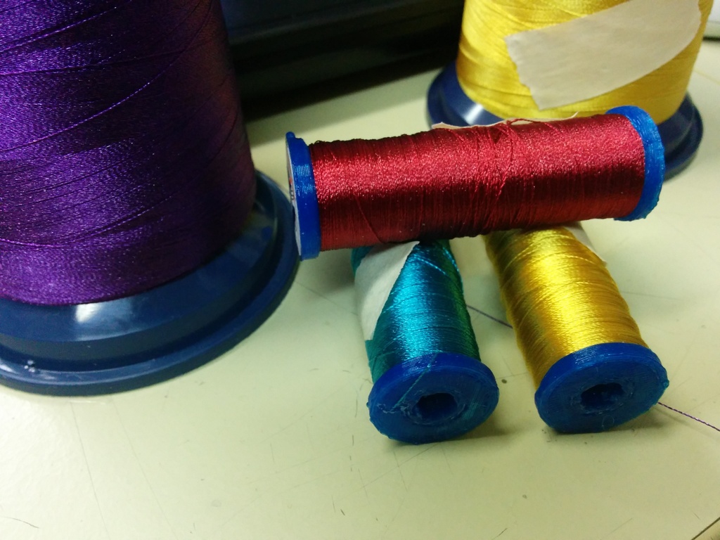 Thread Spool with Clamp for Sewing Machine