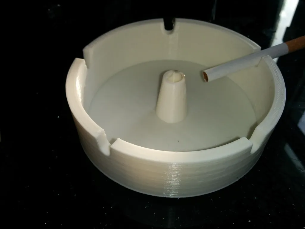 Customizable Ashtray with Cigarette-Extinguisher by zeus | Download free  STL model