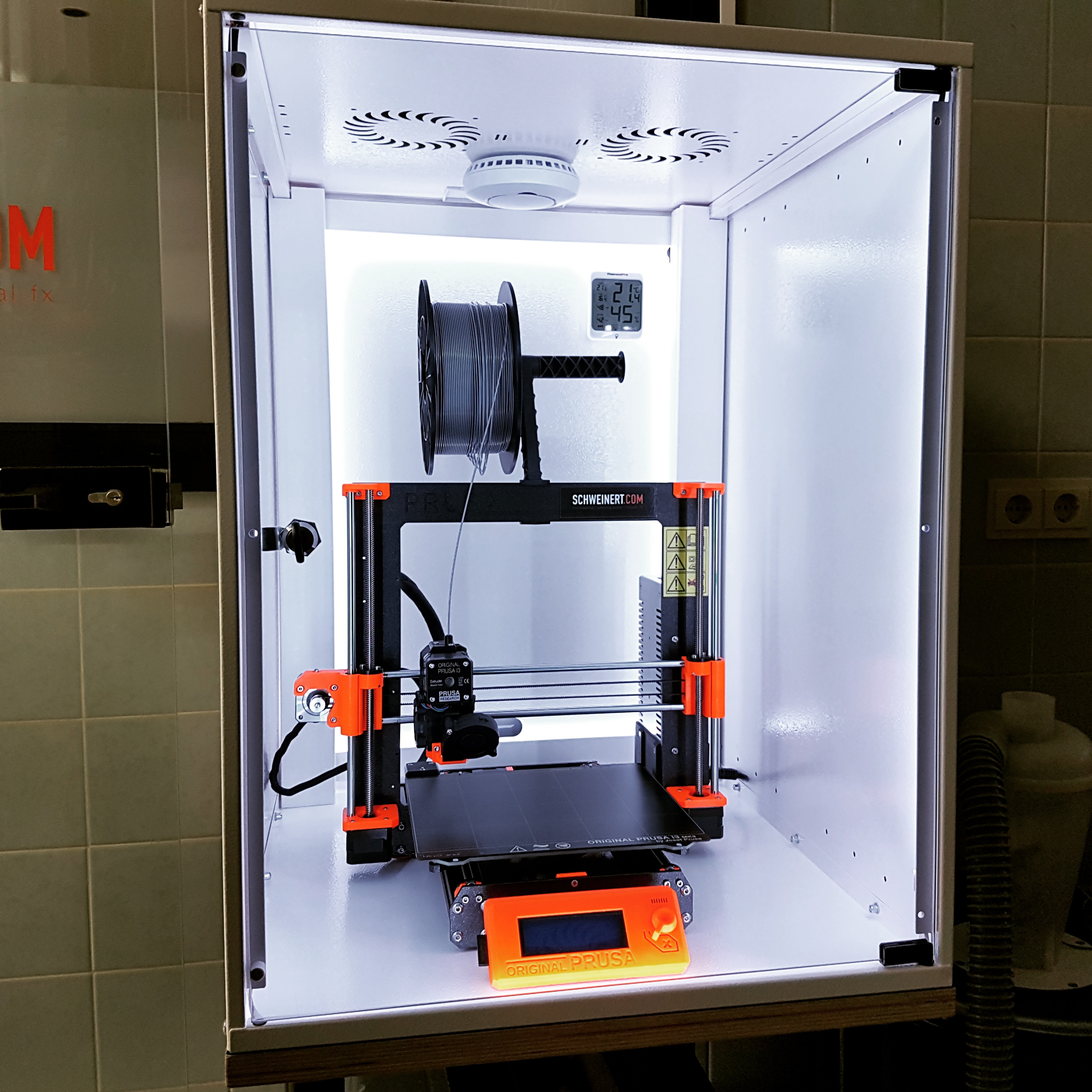 Perfect 3d Printer Enclosure For Prusa I3 Mk3 By Schweinertcom Download Free Stl Model 