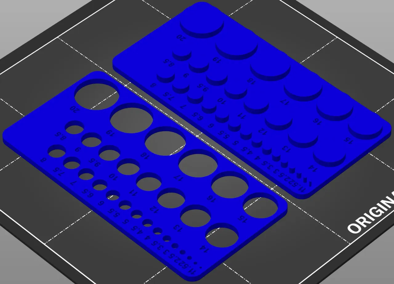 Hole gauge by gianlucafabris2001 | Download free STL model | Printables.com
