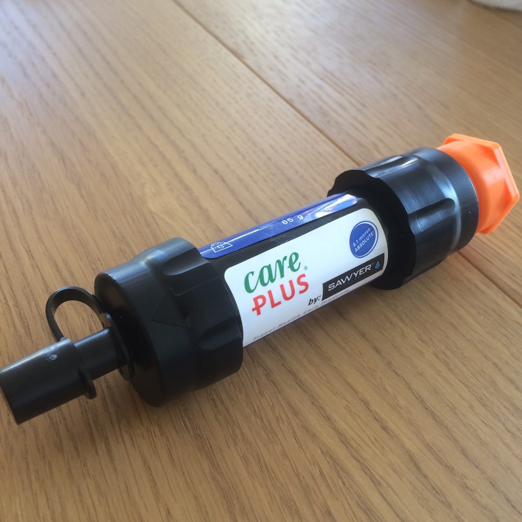 Miniatura 3 do modelo 3D Water filter plug or mini bottle