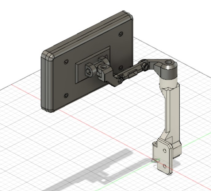V-Core 3 LCD screen mount (enclosure V1)
