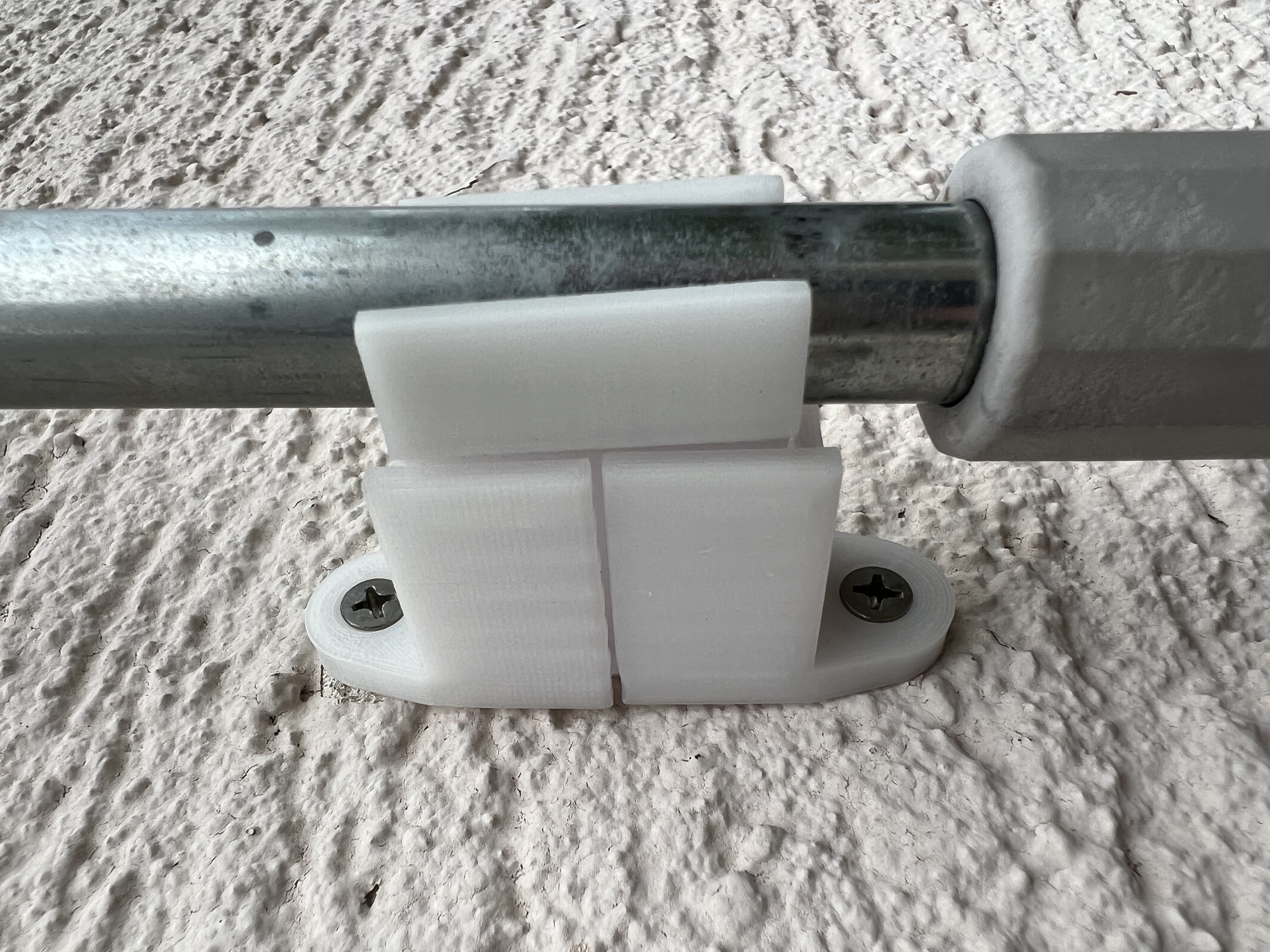 Awning crank fixture