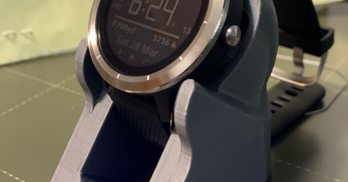 Garmin Vivoactive 3 Charging Stand by SteveL Download free STL model