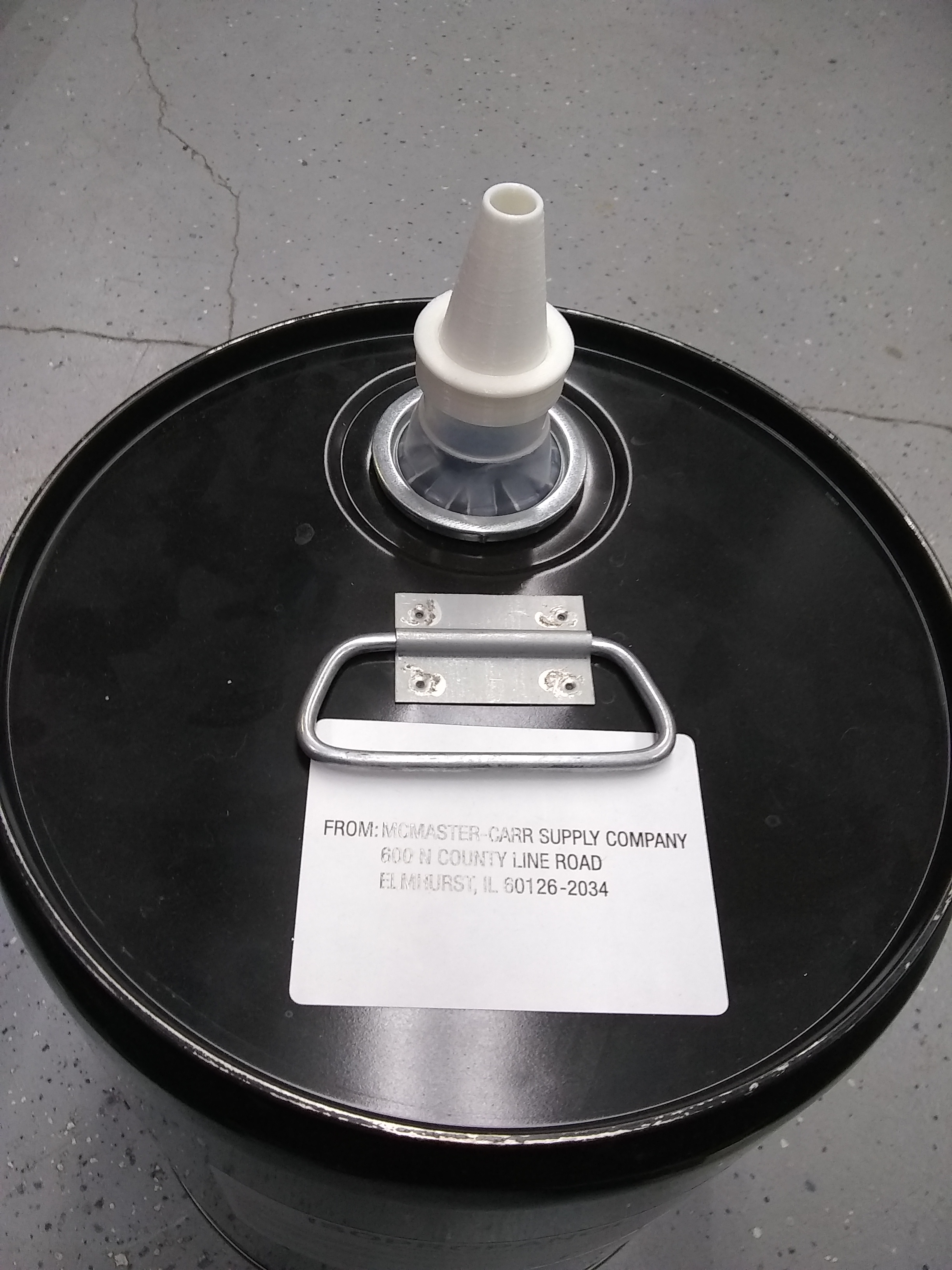 McMaster-Carr 5 Gallon Isopropyl Alcohol Container Spout by Books ...