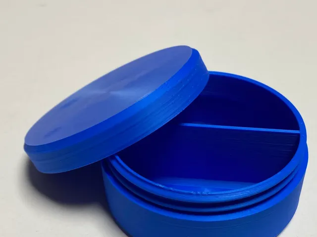 runde Tablettendose Aufbewahrungsdose round Pillbox storagebox