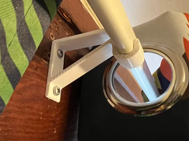 Window curtain center support for cheap C-channel type rail