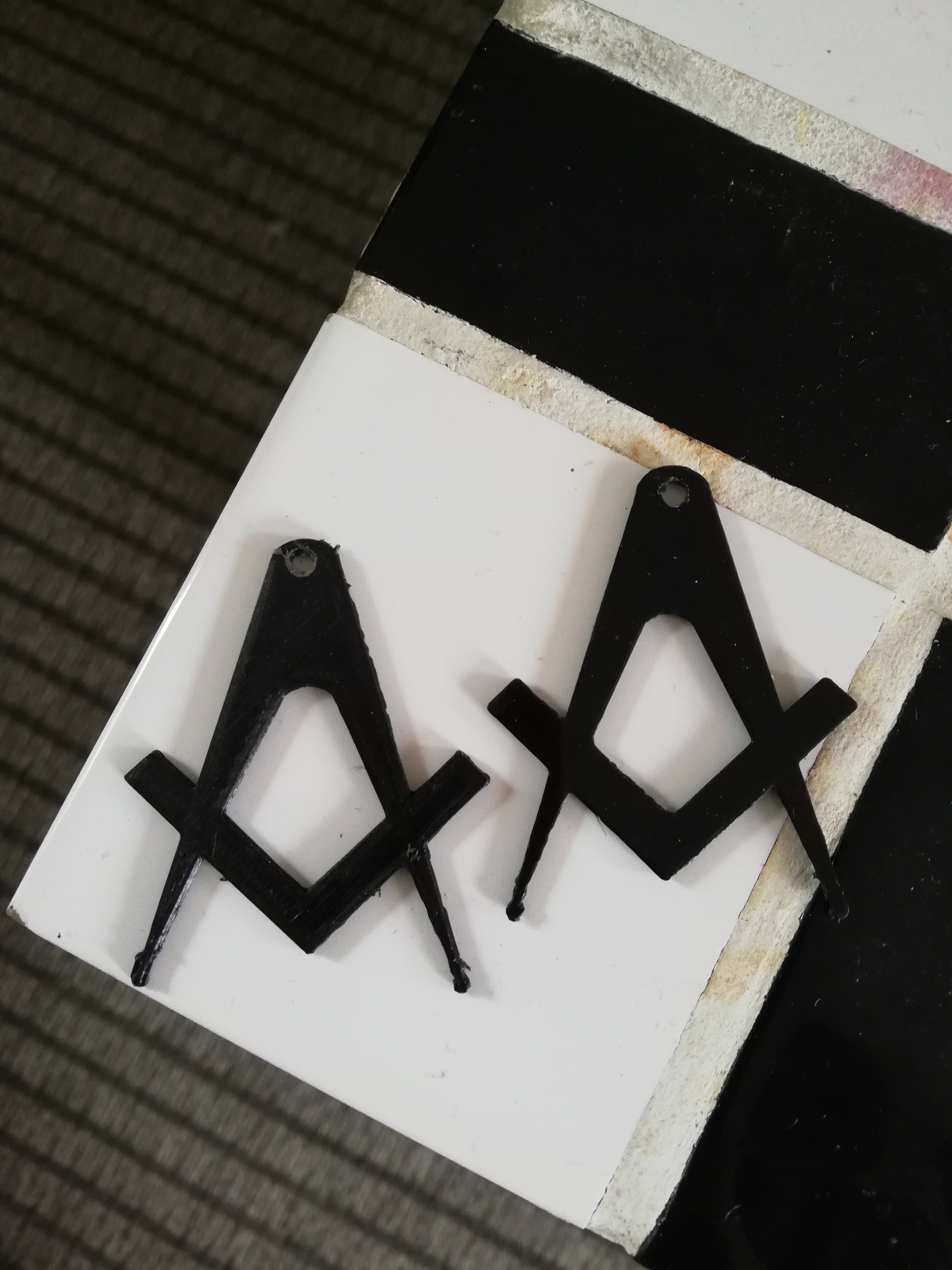 Freemasonry earrings — miniatura 2