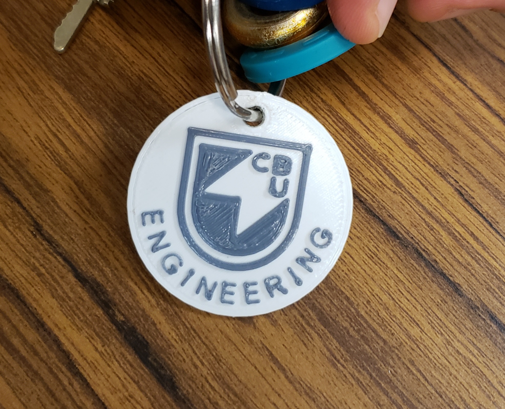 CBU (Cape Breton University) Engineering logo key tag