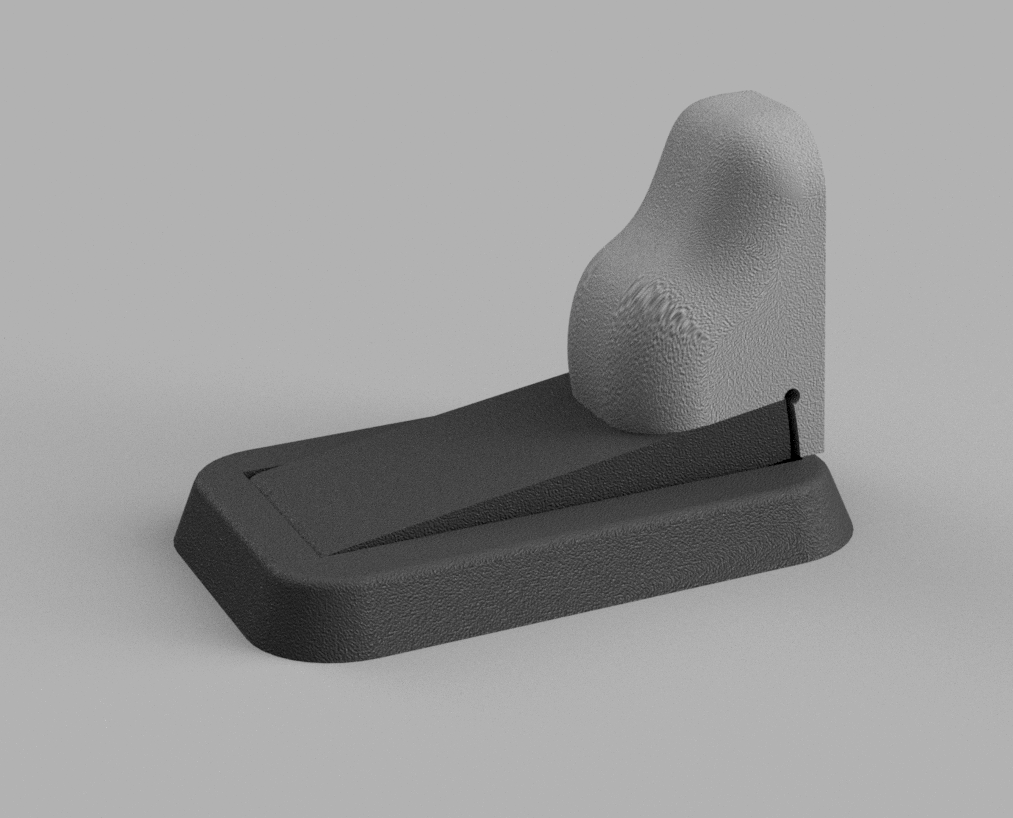Articulated magnetic doorstopper / latch