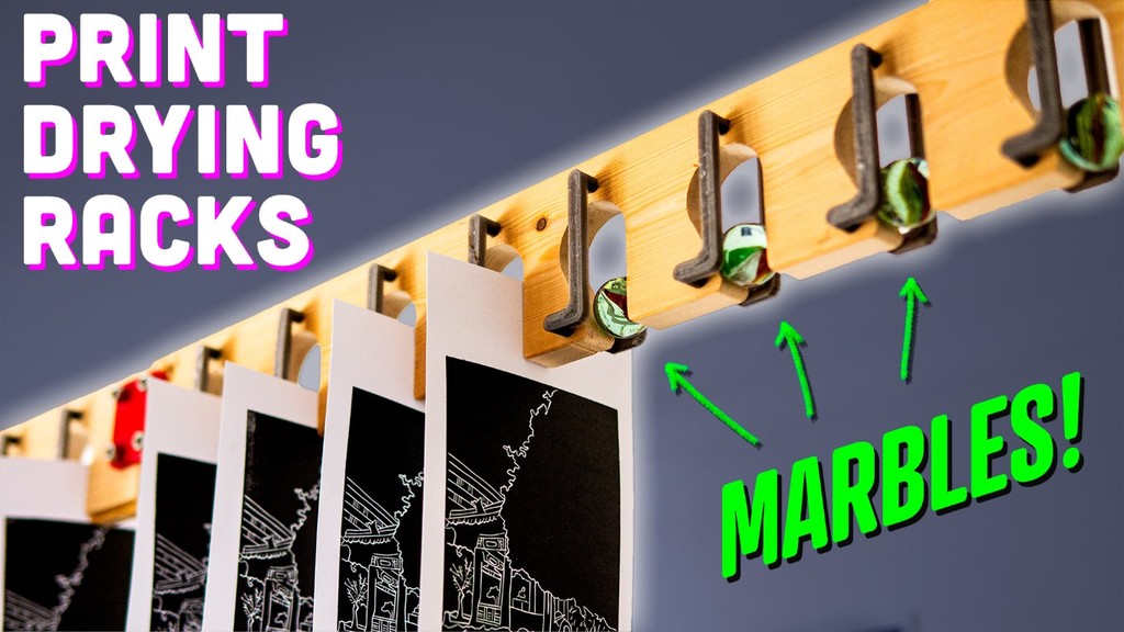 Print Drying Rack (Marble Guards) by Paul This Designed That