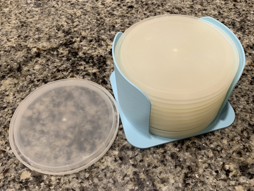 Deli Container Lid Organizer by Superlazyninja Download free STL