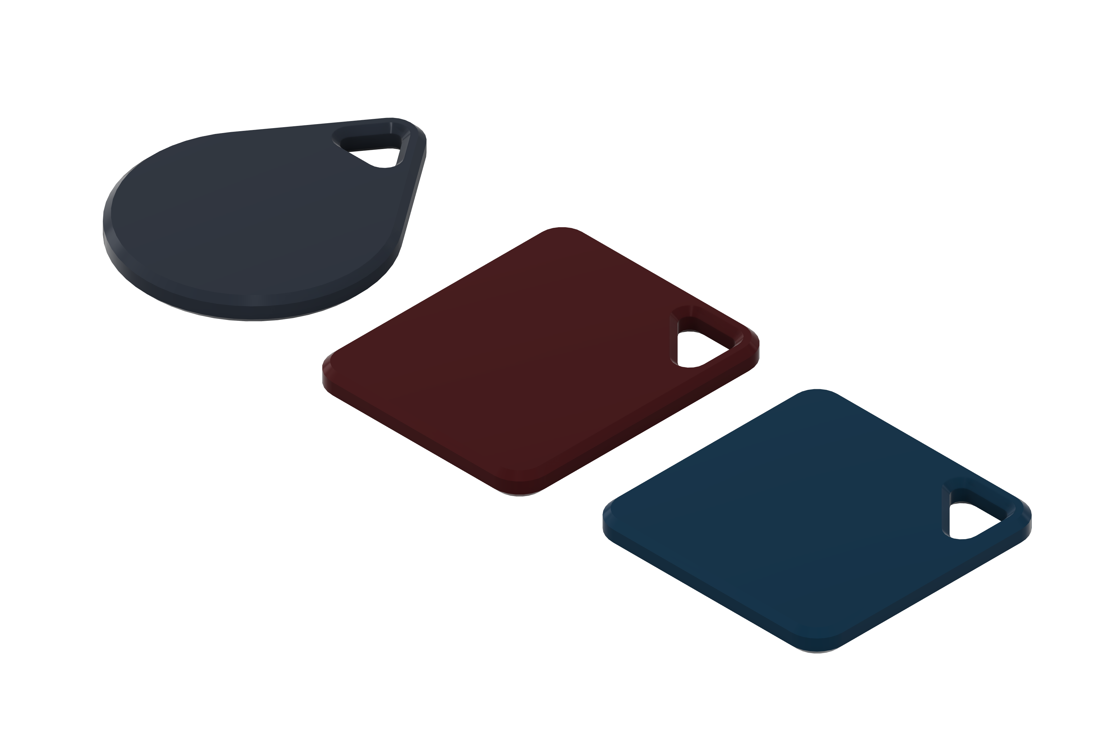 NFC Tag Keychains by orax Download free STL model