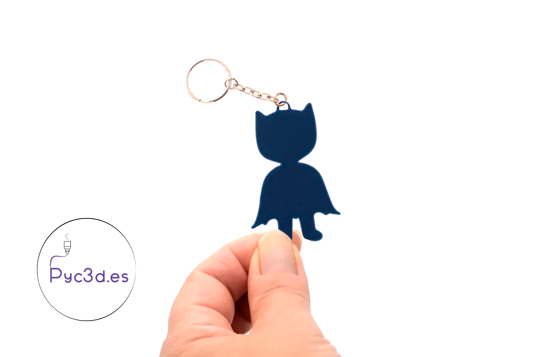 BATMAN KEYRING SILHOUETTE 2D