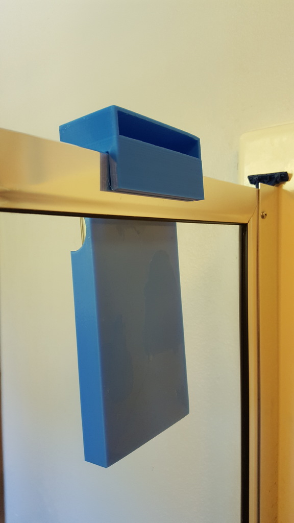 Shower Stall Phone Holder/Speaker Amplifier by pilotdude Download