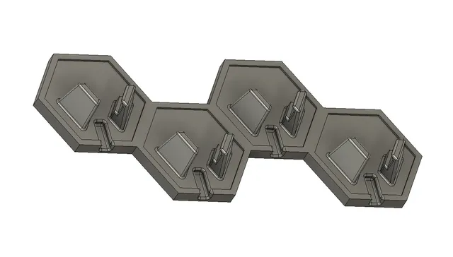 Modern Key Hanger - parametric strong version