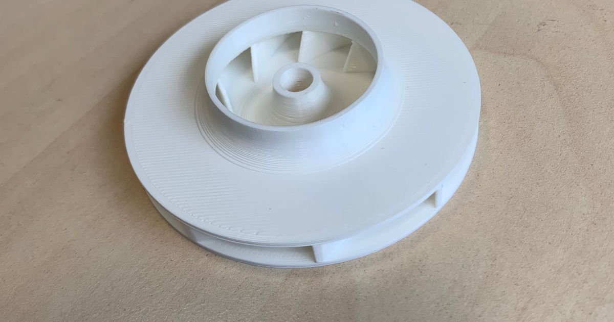 Ryobi Vacuum Cleaner Fan Replacement by dodasch Download free STL