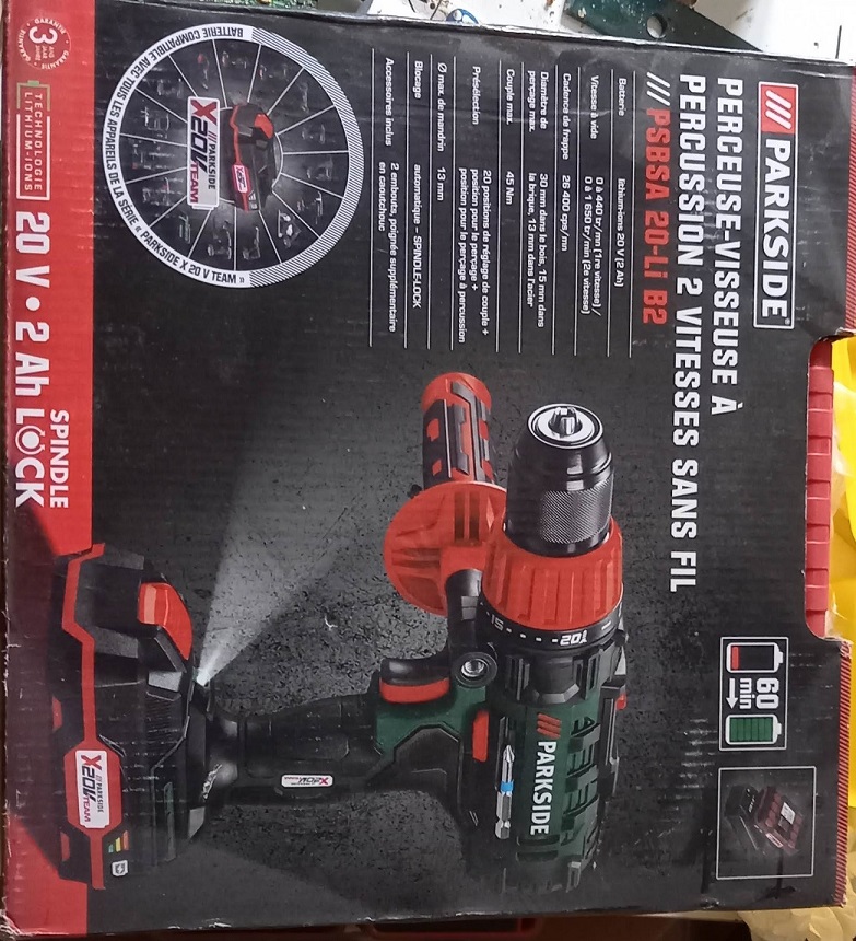 Parkside drill holder / Guide PSBSA 20Li B2 by tcatca Download free