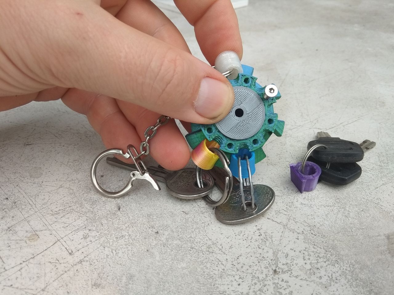 Schlüsselanhänger - Flexlockwheel quick arrange -small parts waterproof provider