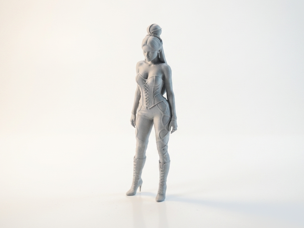 Dominatrix Female Figure Statue 3D Printable