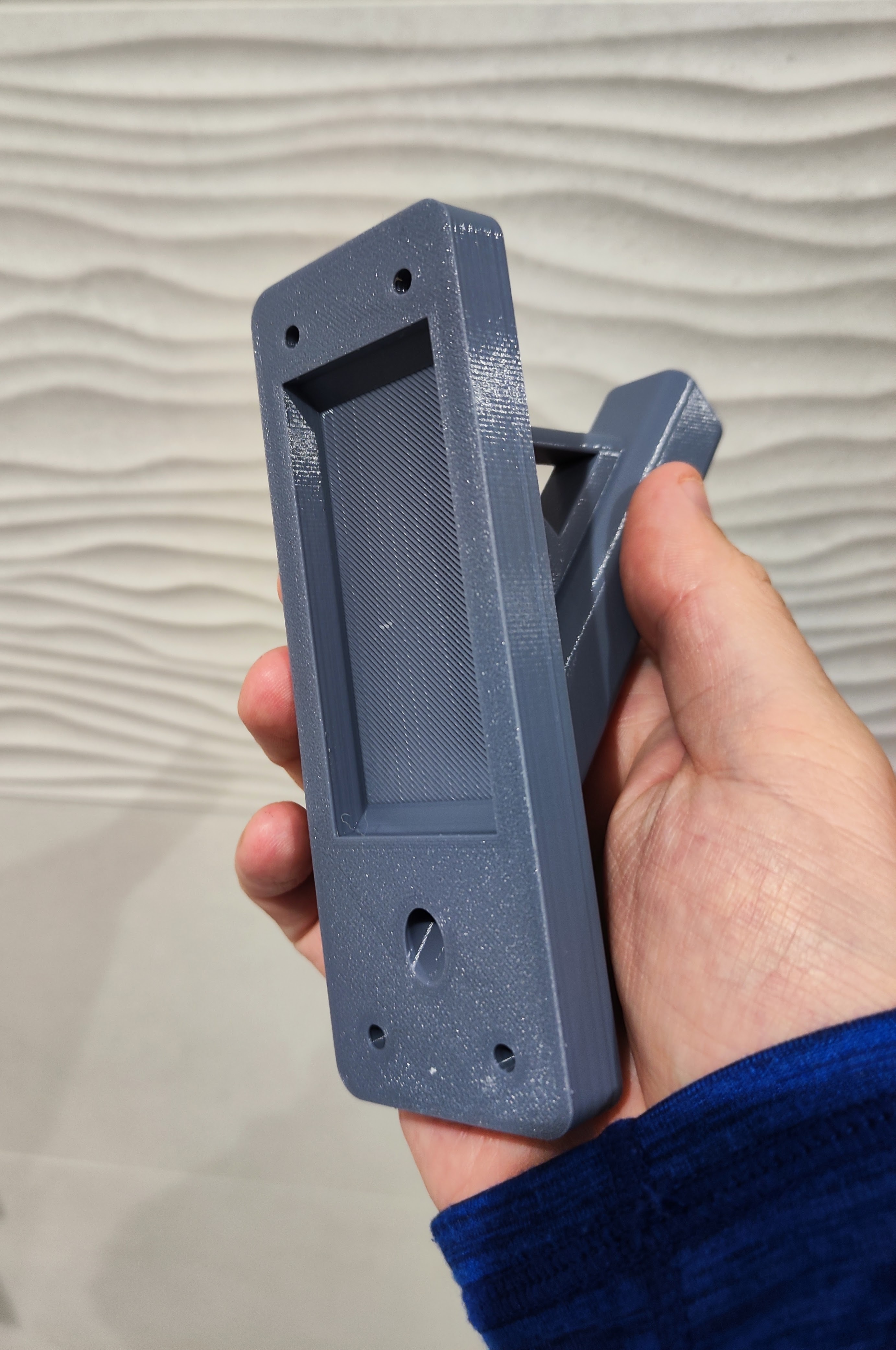 Flag pole bracket.