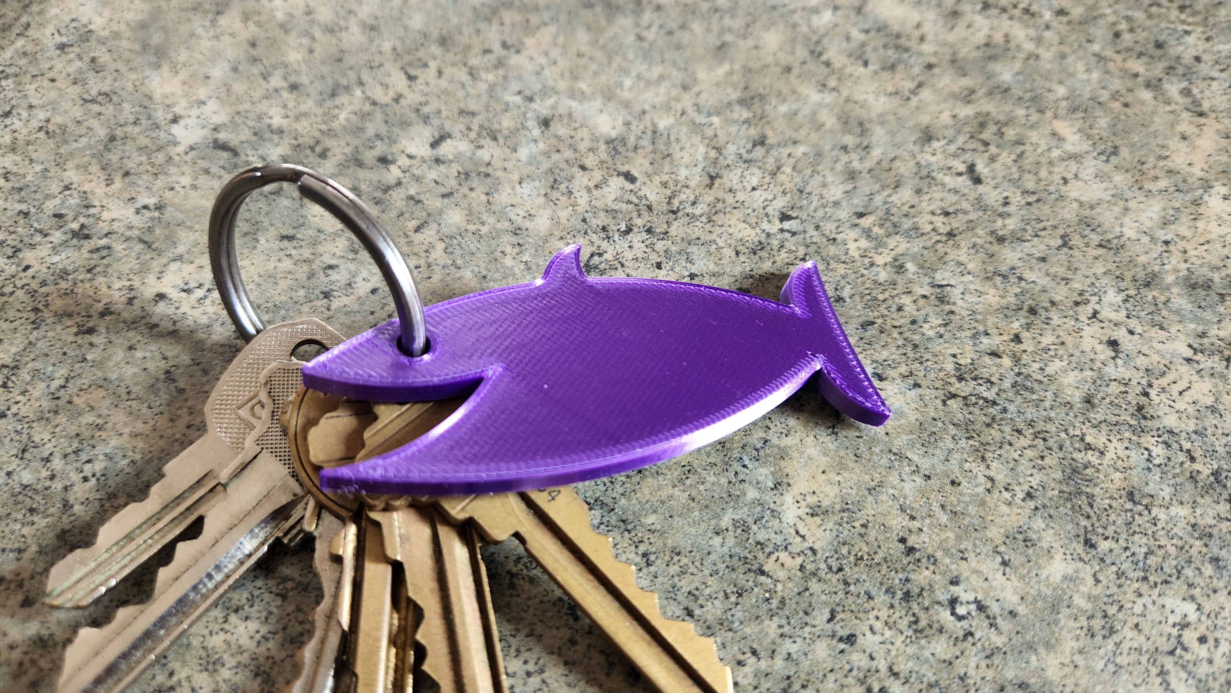 Happy Fish Keychain