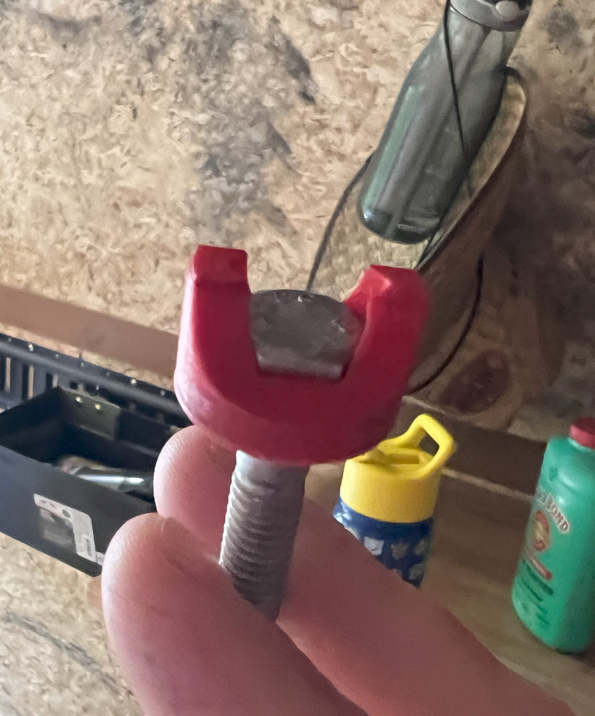 Thumb screw style top for bolts by DrGarbinsky Download free STL model