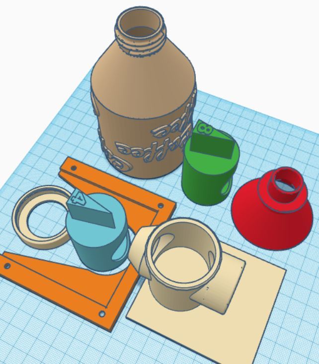 STL file multifunction coffee dispenser・3D printing design to download・Cults