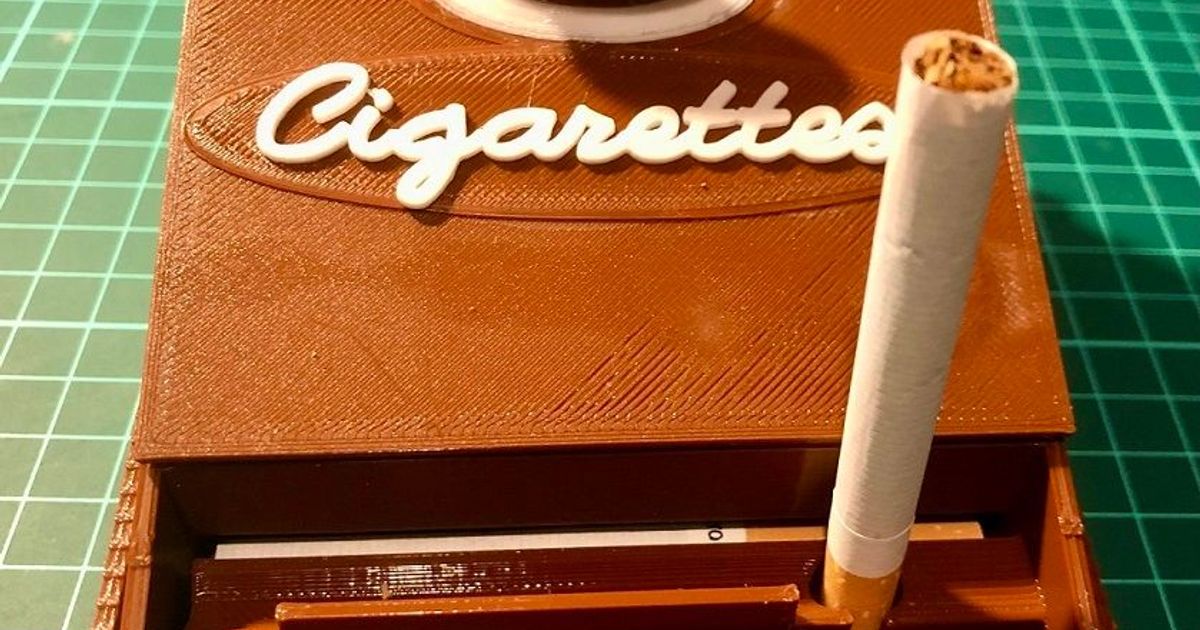 Cigarette Dispenser by Botcan3D Download free STL model