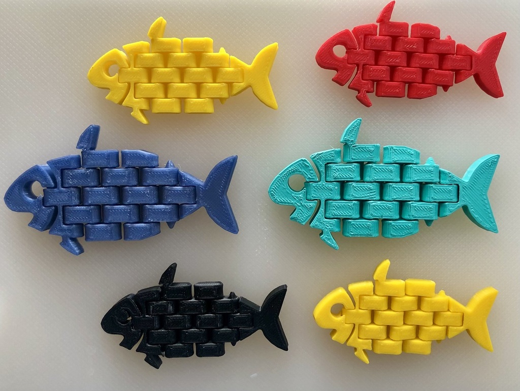 My Articulated Fish by Botcan3D Download free STL model