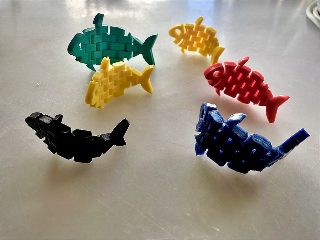 My Articulated Fish by Botcan3D Download free STL model