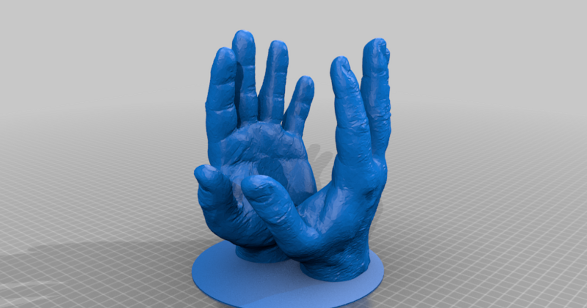 Hands as Phone Holder by Botcan3D | Download free STL model ...